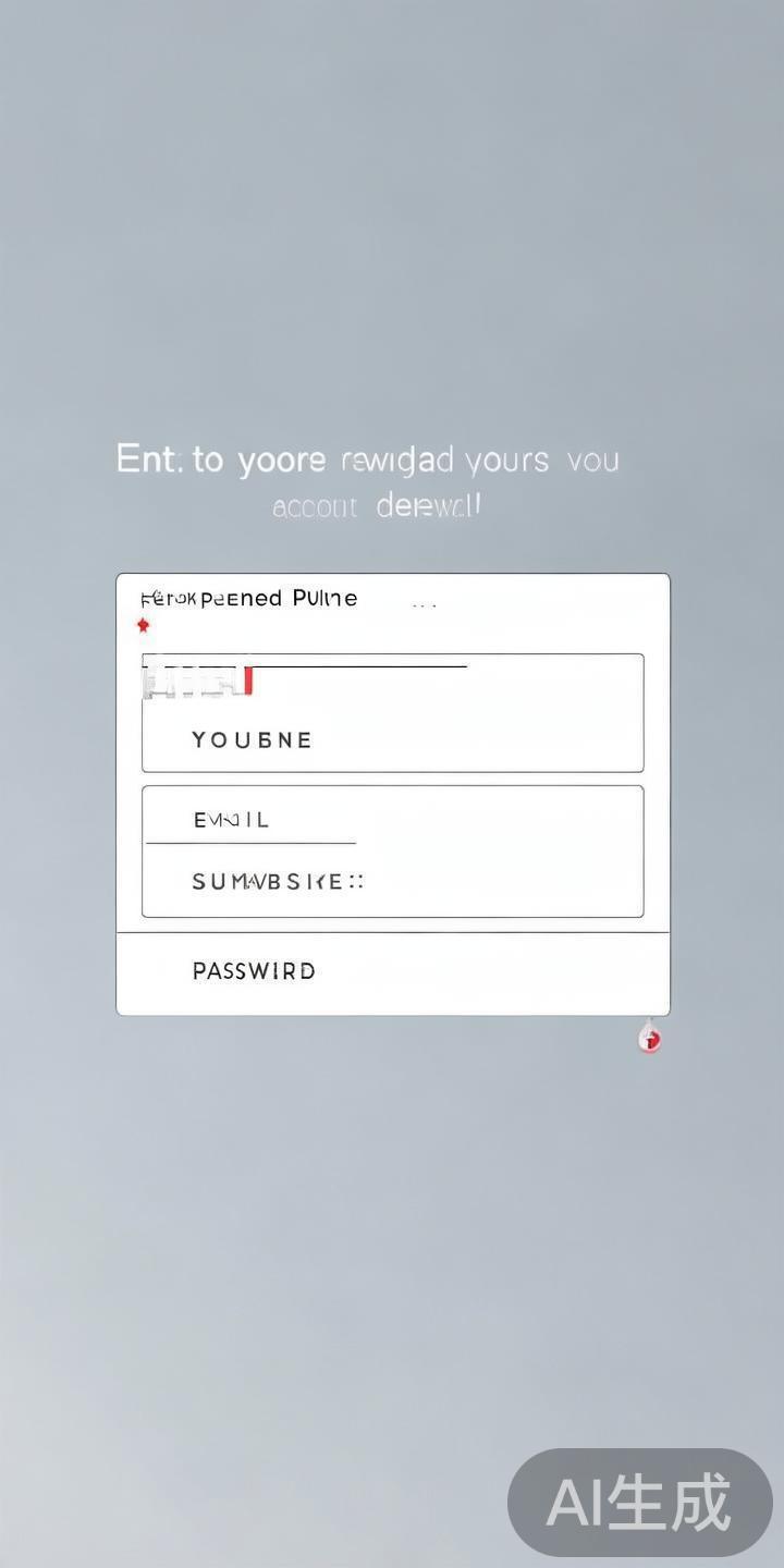 填写账号信息：输入已注册的账号（手机号、邮箱或用户